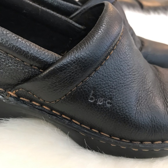 b•o•c ⚜️ Black Leather Mule Clog - Picture 13 of 15